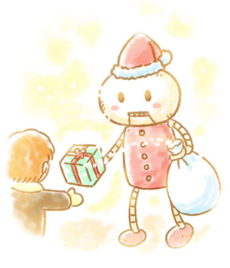 絵本ロボットサンタ